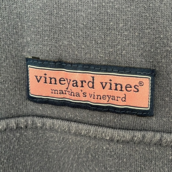 Men’s Vineyard Vines 3/4 Zip Blue and Pink Sweater Size X/S - Picture 6 of 8